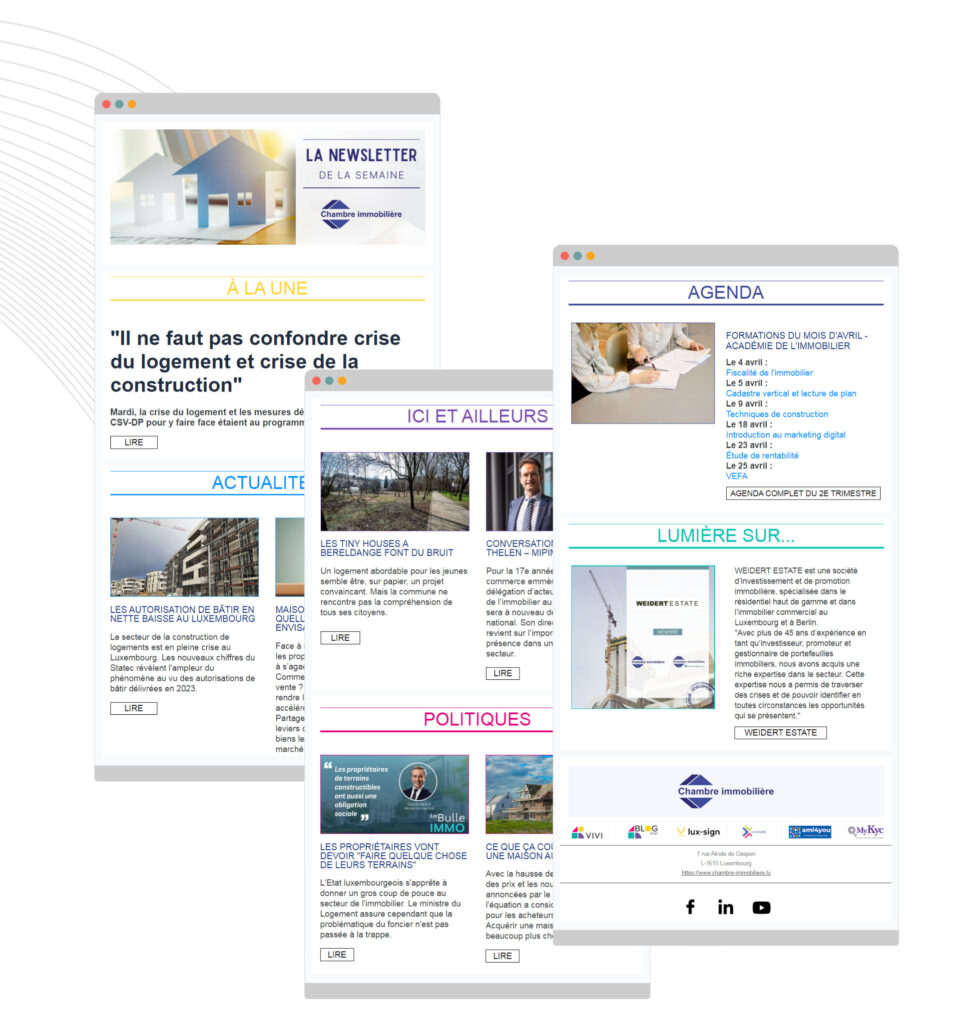 Newsletter Immobilière